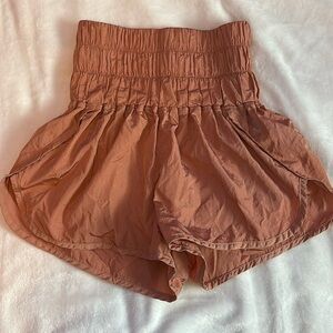 Coral orange free people shorts